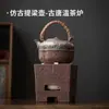 Estufa de Barro Estufa de Carbón Cuadrado Zen Estufa de Carbón Cerámica Estufa de Alcohol Tetera para Hervir Agua Kung Fu Té Juego de Tetera Estufa de Carbón Cerámica