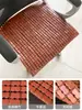 Cojín Refrigerante para Asiento, Almohadilla para Silla, Cojín de Oficina Transpirable para Estar Sentado Mucho Tiempo, Almohadilla Refrigerante de Verano para Coche, Esterilla de Bambú para Mahjong, Cojín de Asiento de Verano