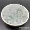 Especies de hielo jadeíta Bashan agujero grande cuentas sueltas cuentas de jade cuentas redondas diy hecho a mano cuerda gruesa con cuentas accesorios materiales