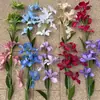[Orquídea de Fuego] Decoración de Boda, Arreglo Floral de Mesa para Sala de Estar, Pared de Flores, Accesorios para Fotografía, Flores Artificiales al por Mayor
