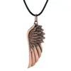 Colar vintage de asas de anjo de liga masculina, pingente de asas simples, estilo coreano, moderno, masculino, joias de celebridades da Internet para estudantes