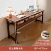 Escritorio Doble Largo Estudiante Hogar Dormitorio Aprendizaje Escritura Casa de Alquiler Mesa de Computadora Rectangular Mesa Estrecha de Pared