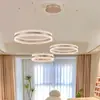 Mumingju Luxo Leve Elegante Cristal Natural Lustre para Sala de Estar 6 Novas Peças Criativas Circulares de Ferro Luz Principal para Sala de Jantar e Quarto