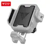 Soporte para Teléfono Móvil de Motocicleta Modo Lobo Weishi Vehículo Eléctrico Carga Absorción de Golpes Antirrobo Aleación de Aluminio Equipo de Navegación