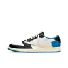 Zapatos Putian AJ Rayo Swoosh Invertido Mocha Marrón Oscuro Negro Guerrero Jordan transfronterizos de caña baja para hombre y mujer zapatos deportivos de pareja para el campus