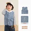 Ropa de Bebé, Chalecos de Mezclilla para Niños, Ropa de Otoño para Niños, Chalecos de Primavera y Otoño para Niñas, Ropa para Bebés y Niños, Playeras para Niños