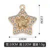 Colgante Estrella KC Oro Hueco DIY Collar Pulsera Dijes Accesorios de Joyería Venta Directa de Fábrica Lote Mixto Disponible Transfronterizo