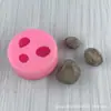 Faça você mesmo pequena pedra ganso pedra macia molde de silicone decoração de bolo molde de chocolate pedra irregular molde epóxi