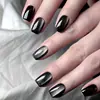 Arte de Uñas Degradado Transfronterizo Europeo y Americano Más Vendido Piezas de Uñas Portátiles Uñas Francesas Cortas Ovaladas Avanzadas Pegatinas para Uñas