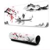 Vida e Morte Mouse Pad Preto e Branco Antigo Grande Jogo E-sports Periférico Presente Pad Edge Lock Espessado Almofada de Mesa de Escritório
