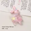 Accesorios de Resina DIY de Dibujos Animados Adornos Animales Translúcidos de Cuerpo Entero Pinzas para el Cabello Fundas para Teléfonos Hebillas de Zapatos Llaveros Colgantes Accesorios