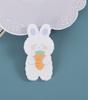 Urso Coelho Fofo Pequeno Pelúcia Desenho Animado Fofo Emblema Broche Acrílico Atacado Acessórios de Bolsa Pingente Patch DIY Mulheres