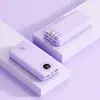 Batería Externa de 20000 mAh de Gran Capacidad, Ultra Delgada, Portátil para Exteriores, Carga Súper Rápida de 66W, Auto de Cuatro Cables