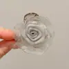Pinza de Agarre Rosa Seco para Mujer 2025 Nuevo Sentido de Alta Gama Pinza para Cabello Menos Cabello Pinza de Tiburón Pasador Adorno para el Cabello