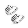 Pinza para oreja de plata tailandesa sin perforación personalidad Halloween retro oscuro desgastado Palma mano mágica garra mano de calavera hebilla de oreja