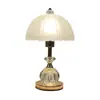 Luminária de mesa de cristal de luxo leve de alta qualidade para mesa de cabeceira, quarto sofisticado, casamento, luz noturna de ambiente para quarto principal de longa duração