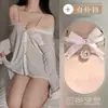 Lencería Tallas Grandes Puro Deseo Uniforme de Secretaria Tentación Transparente Visible Camisa de Novio Camisola Hombros Descubiertos Camisa Sexy