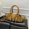 Bolsa Pequena da Moda para Mulheres Outono e Inverno Versátil 2025 Nova Bolsa Transversal Retrô Bolsa de Mão Popular Ins Bolsa Almofada