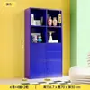Estante de Ferro Forjado para Uso Doméstico, Estante Modular Colorida Estilo Kallax de Chão com Armazenamento em Gaveta, Novo Estilo Chinês