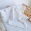 Fabricante Mayorista de Colcha Acolchada para Recién Nacidos Suave y Cómoda Estampado y Teñido de Planta Única Primavera y Verano Transpirable Colcha para Sala de Partos