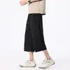 Pantalones Cortos de Verano para Hombre Talla Grande M-XL, Seda de Hielo, Elásticos de Alta Elasticidad Nylon-Spandex, Transpirables, Perforados, Deportivos Casuales