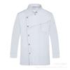 Ropa de Trabajo de Chef para Hombre de Manga Larga Manga Corta Cocina Trasera Cantina Restaurante Chino Horneado Pastelería Ropa de Chef Engrosada para Otoño e Invierno