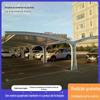 Nova Energia Fotovoltaica Estrutura de Cobertura para Carro Carport Comunitário Poste de Carregamento para Carro Elétrico Cobertura Abrigo para Estacionamento de Bicicletas