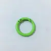 Hebilla de resorte de color, anillo de resorte de aleación de pintura de círculo abierto de metal, cadena para teléfono móvil, cadena para bolso, accesorios hechos a mano