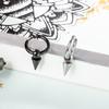 Pendientes de punta circular coreanos sencillos de marca de moda Lu Han con personalidad, pendientes de hip hop para hombres y mujeres, pendientes de acero de titanio al por mayor