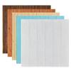 Papel tapiz de vetas de madera autoadhesivo 3D, pegatinas de pared tridimensionales, pegatinas de decoración de pared de fondo, papel tapiz de espuma suave a prueba de agua y humedad