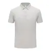Diseño perforado de seda helada al tacto fresco, protección solar, secado rápido, alta elasticidad, camisa POLO con cuello, ropa de trabajo para hombre, camisa polo hecha a medida