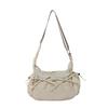 2025 Nuevo Bolso Casual Bolso Casual Estilo Coreano Moda Tendencia Cordón Gran Capacidad Bolso de Mujer Bandolera Bolso de Hombro