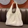 Estilo Commuter Fresco y Sencillo Ambiente Perezoso Bolso de Axila Bolso de Tela de Encaje de Moda Estilo Coreano Gran Capacidad Bolso de Hombro con Estampado Floral para Mujer