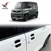 Adequado para Mitsubishi 25-26 Delica Mini Maçaneta Externa Modificada Moldura Decorativa Galvanizada Peça Cobertura Protetora
