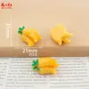 Nuevo Modelo de Serie de Verduras Semi-Tridimensional, Accesorios de Resina de Pegamento de Crema DIY Hechos a Mano, Adornos para el Cabello, Colgantes Decorativos
