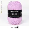 Fio de 4 Fios, Fio de Algodão Leite de Quatro Fios, Bola de Fio de Algodão Leite, Fio de Algodão Penteado Fino para Bebê, Pacote de Material de Fiação de Algodão Atacado
