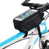 B- SOUL Mountain Bike bicicleta touch screen saco do telefone móvel saco superior tubo saco do telefone móvel saco da viga dianteira saco saco sela equipamento de equitação