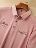 Camisa Polo de Algodón Piqué de Manga Corta para Hombre Verano Transpirable Delgado Media Manga Casual de Negocios Camiseta con Cuello Tipo Polo para Hombre A8825