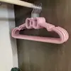 Percha de Plástico para Ropa con Lazo Lindo para el Hogar Antideslizante Sin Marca Protector de Ropa Tendedero Dormitorio Hogar Armario Almacenamiento Percha de Ropa