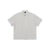 Ropa para Hombre Beijie 2026 Verano Nueva Camisa a Cuadros Hombre Retro Ropa de Trabajo Manga Corta Camisa de Pareja Casual Chaqueta