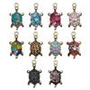 Gotas de Aceite 50 Dibujos Animados Vida Marina Tortuga Delfín Estrella de Mar Caballito de Mar Colgante DIY Accesorios Llavero