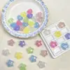 Tiras Coloridas Banhadas a UV Gel Mudam de Cor Estrela de Cinco Pontas Coração/Corrente de Celular DIY Chaveiro Contas Soltas Acessórios Atacado Material