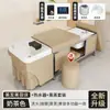 Cama de Lavar Cabelo e Pedicure para Barbearias, com Circulação de Água, Vaporizador e Aquecedor de Água Integrado para Terapia de Pés e Cabeça