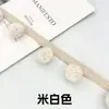 Accesorios de Encaje Creativo Populares de Xiaohongshu Bolas de Piña Multicolor Borde Vertical Joyería Hecha a Mano Empalme Ropa Cojines