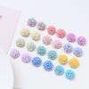 Parche de flores con cuentas de color macarrón, ideal para hacer tú mismo, joyería hecha a mano, pendientes, accesorios, material
