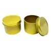 Latas de Velas de Emergencia en Stock de Fábrica, Diámetro 50*30mm, Latas de Empaque Redondas, Suministro de Latas de Velas de Aromaterapia de 50g