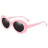 China tiene hip hop Bridget gafas de sol blancas GD mismas gafas de sol ovaladas de moda 9750 suministro
