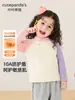 Camiseta básica infantil Kaka Panda, camiseta de manga comprida outono e inverno para meninos, blusa de inverno para meninas, roupas de inverno para bebês estilosas