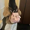 Mochila casual retro de lunares, modelo nuevo 2026, mochila versátil para el día a día y viajes, bolso de mano de moda, bolso de hombro, mochila escolar