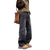 Jeans Cimitarra Retro Americanos para Hombre, Primavera y Otoño Nuevo Trendy Look Holgado Adelgazante Casual Pantalones Rectos